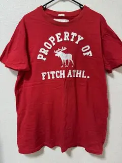 Abercrombie & Fitch Tシャツ XL レッド