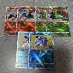 M かがやくリザードン　かがやくフシギバナ　かがやくカメックス　御三家　各2枚