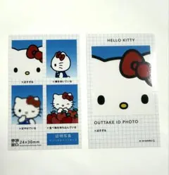 ハローキティ 証明写真風ステッカー サンリオキャラクターズ