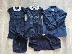 ネイビー系　ワンピース、トレンチコート　など５点