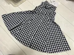 ギンガムチェック フレアワンピース 95cm