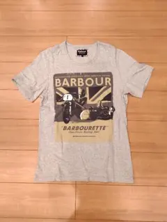 Barbour プリント 半袖 Tシャツ M グレーのサムネイル