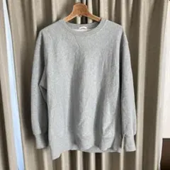 GU ヘビーウエイトスウェットプルオーバー　グレー　Lサイズ