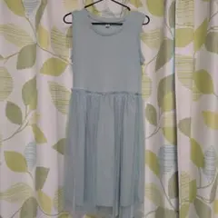 チュールワンピース　ノースリーブ　ユニクロ　130cm
