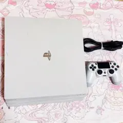 PS4 Pro 本体 CUH-7115 ホワイト　コントローラー　1TB
