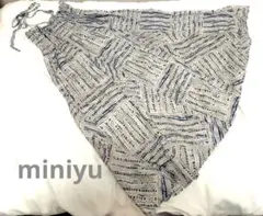 新品タグ付き　miniyu ロング　スカート フレア　ワンピ 総柄 ミニューのサムネイル