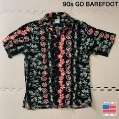90s Go BaReFooT ゴーベアフット アロハシャツ