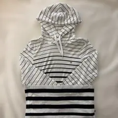 J.LINDEBERG ボーダー フーディー パーカー M ゴルフ