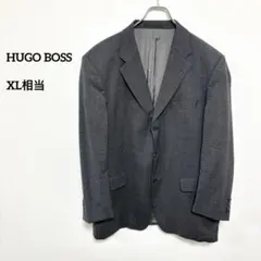 HUGO BOSS グレー テーラードジャケットA8X相当ビジネス大きめe170のサムネイル