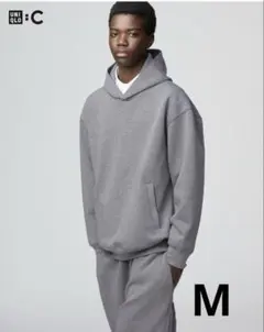 【新品未使用】ユニクロ　スウェットオーバーサイズプルパーカー