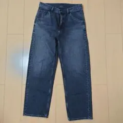 ユニクロ ワイドフィットジーンズ グレー