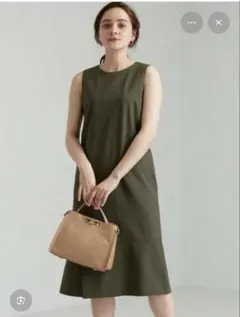 ユナイテッドアローズ　ノースリーブワンピース　グリーンレーベルリラクシング