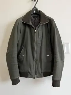 ユニバーサルフリークス ミリタリージャケット ブルゾン スタンドカラー カーキM