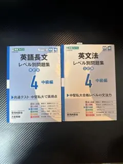 英語長文・英文法 レベル別問題集 4 中級編 2冊セット