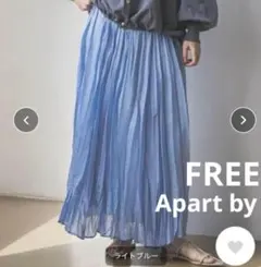 Apart by シアーランダムプリーツロングスカートのサムネイル