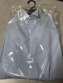 ウィングカラーシャツ　ブルーのサムネイル