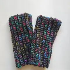 多色ニットアームカバー