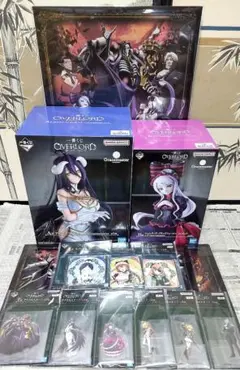 【新品・未開封】オーバーロード　コキュートス モモン　フィギュア9個セット 新品・未開封】オーバーロード コキュートス モモン フィギュア9個