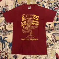 MOONEYES サーフロッド Tシャツ バーガンディのサムネイル