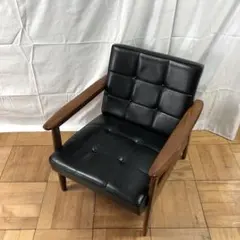 【美品】カリモク60 Kチェア 1シーター スタンダードブラック 1人掛け　K