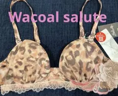 ワコール　サルート　ユートピア　ヒョウ柄　フロントエックスブラ　C65