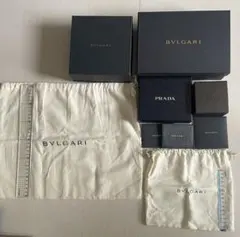 BVLGARI ブルガリ　プラダ　グッチ　空箱　巾着　ギフト箱　カードまとめ売り