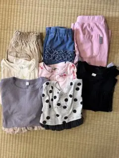 女の子 子供服 まとめ売り Tシャツ ズボン　110 120 長袖　春　秋　夏