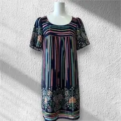 Cynthia Rowley シンシアローリー　ワンピース　ストライプ　花柄のサムネイル