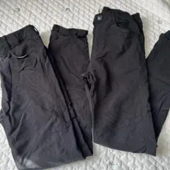 値下げ　美品　ブランシェス パンツ 150 黒 裏起毛