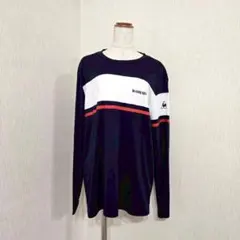 ルコックスポルティフ 長袖 Tシャツ（O /メンズ）ネイビー スポーツ ロンTのサムネイル