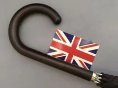 2本組ネイビー&ワイン傘レディース雨傘長傘英国ジェームスインス木製ハンドルのサムネイル