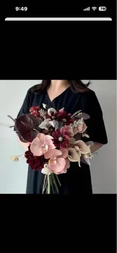 ウェディングブーケ、ブートニア