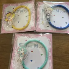 セーラームーン　明治　アクリルヘアゴム　3点セット