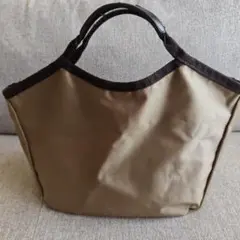 トートバッグ ベージュ ブラウンのサムネイル