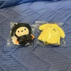 サンリオ　ハッピーくじ　ぬいぐるみチャーム賞　ポチャッコ　ポムポムプリン