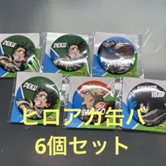 ヒロアカ缶バ6個セット