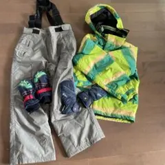 スキーウェア スノボウェア　5点セット 子供用 手袋 帽子