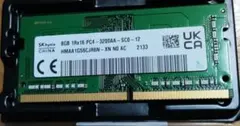 SK hynix 8GB DDR4 2133MHz メモリー