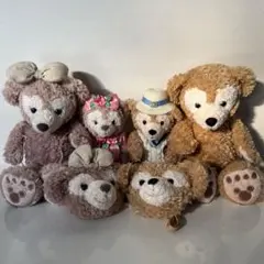 【お値下げ】ディズニー ぬいぐるみ ダッフィー＆シェリーメイ　おまとめセット