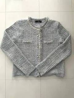 MNG ツイード　カーディガン/ジャケット　Sサイズ