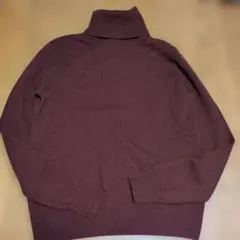 【ユニクロ】タートルネック/ハイネック　カシミヤ100％　ニット　セーター　М