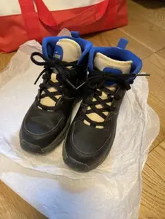 NIKE スニーカー ブラック ブルー 21cm