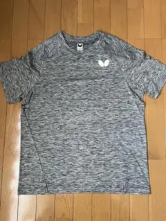 Butterfly 練習着　卓球ウェア Ｌサイズ グレー