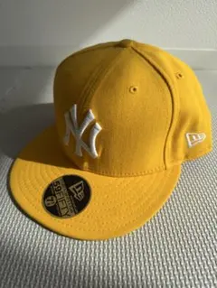 イエロー 59FIFTY ベースボールキャップ サイズ61.5cm