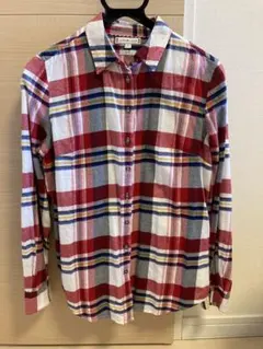 長袖シャツ　チェック