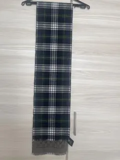 GUCCI グッチ　タータンチェック　マフラー　GG柄　グリーン