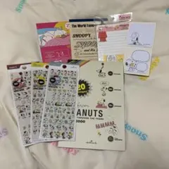 ヴィンテージピーナッツ スヌーピー レトロ シール ホールマーク レターセット