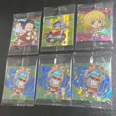 ワンピースウエハースシール9 SR GR 6枚セット 新品未開封①