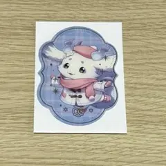 ウィンターデート2025 特典クリアステッカー るんるん