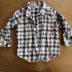 baby GAP チェック柄長袖シャツ 2歳用